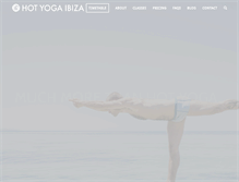 Tablet Screenshot of hotyogaibiza.com